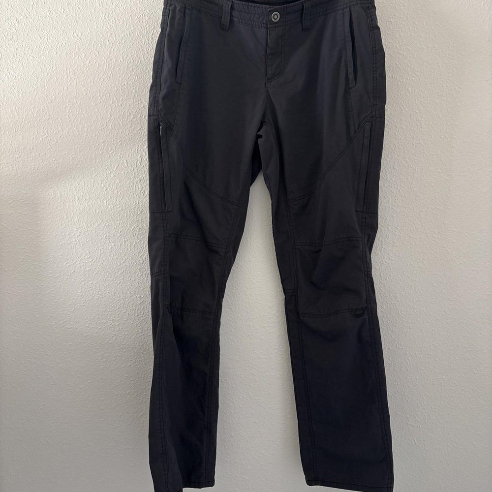 Kuhl Womens Gray Hiking Pants Size 12 Reg Straight Leg Outdoor Trekking Travel